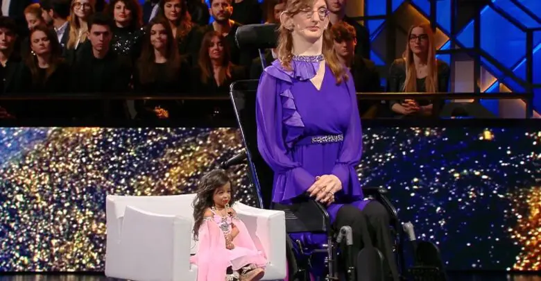 La mujer más alta y la más baja del mundo