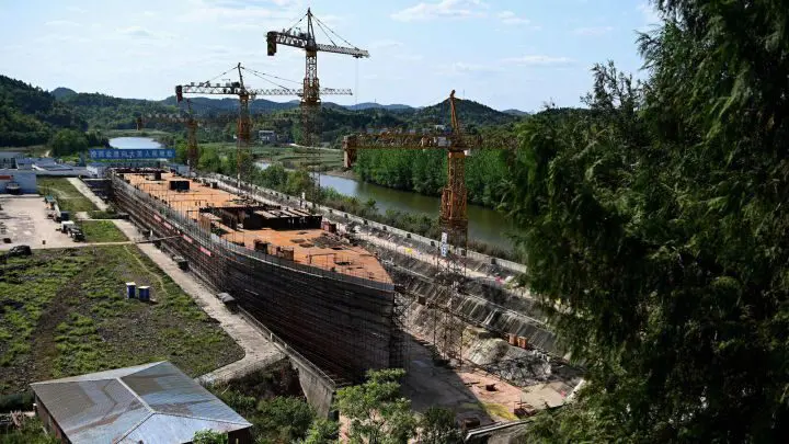 Réplica del Titanic en China
