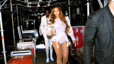 Beyonce, antes de un concierto