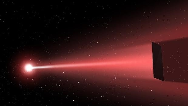 Un láser puede propulsar a una nave espacial