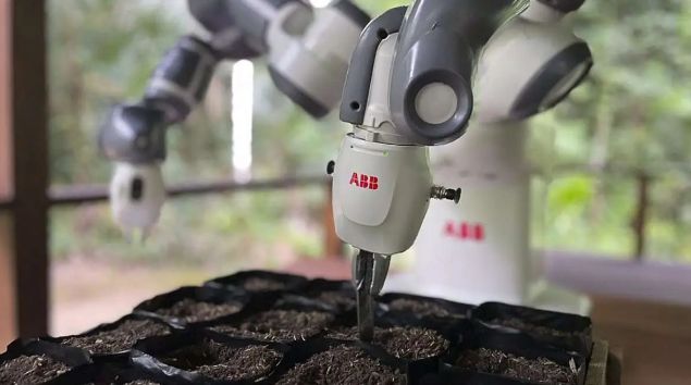 ABB Robotics y la ONG Junglekeepers reforestan con un robot operado desde Suecia la selva del Amazonas peruano